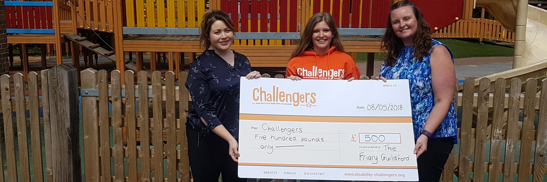 The Friary Guildford names Challengers its Charity of the Year