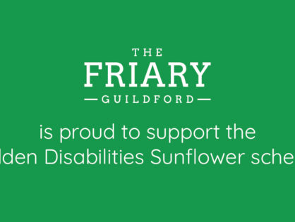 We're proud to support the Hidden Disabilities Sunflower scheme
