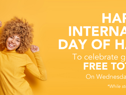 Spread some happiness with a FREE Tote bag!